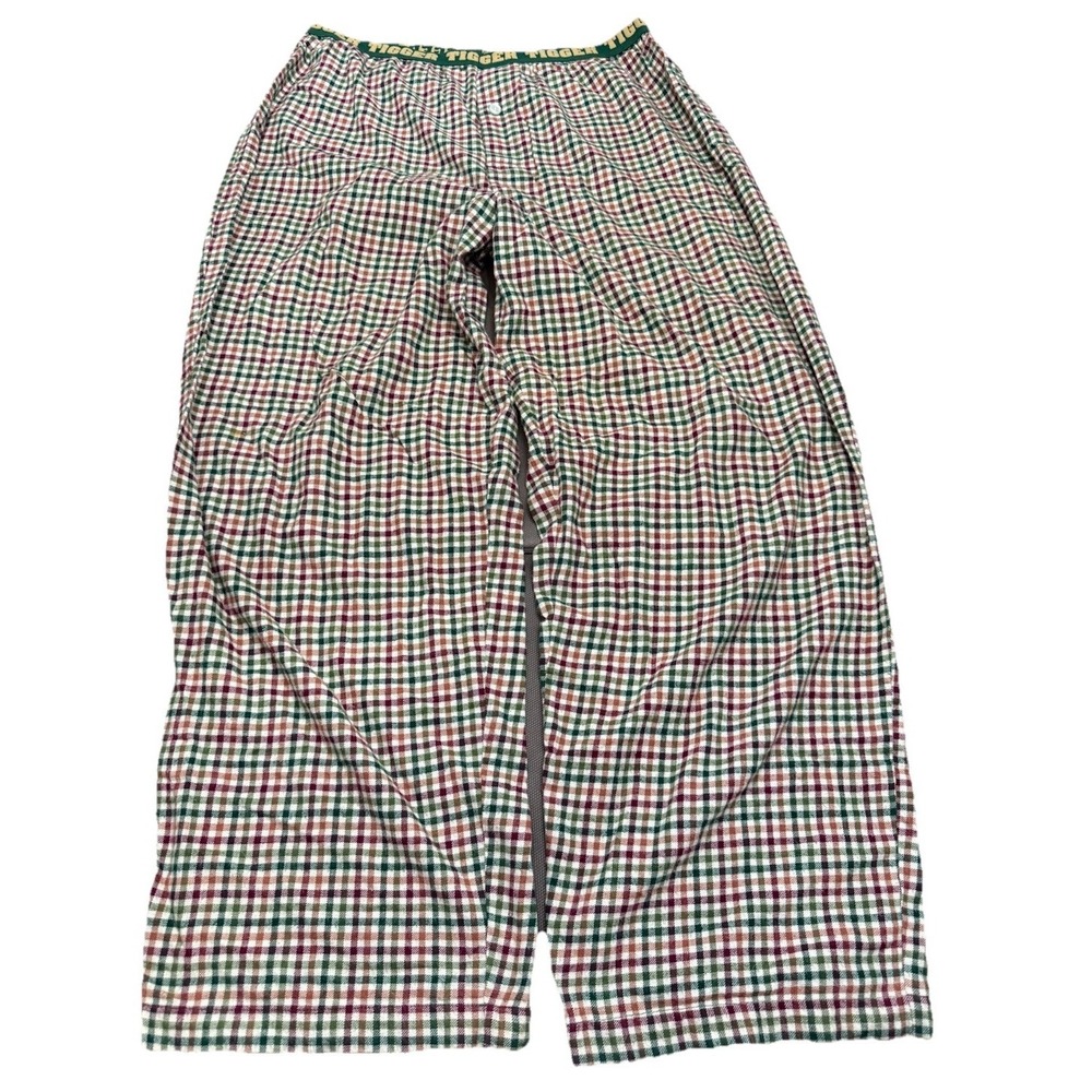 VTG  Disney Winnie The Pooh‎ Large Plaid Lounge Sleep Pants Tigger Baggy Wide